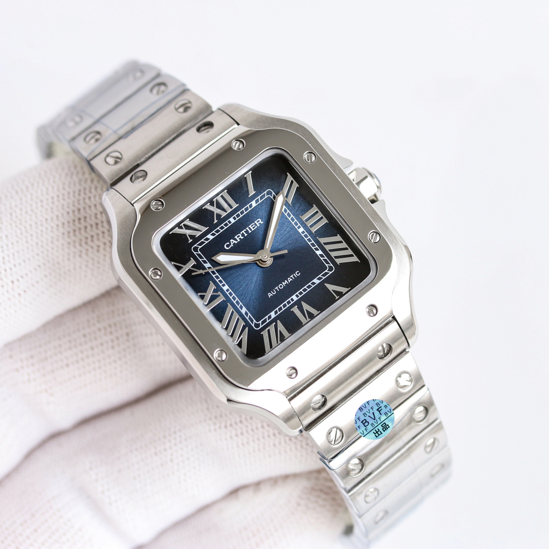 Cartier Santos de Cartier Blue Dial 3