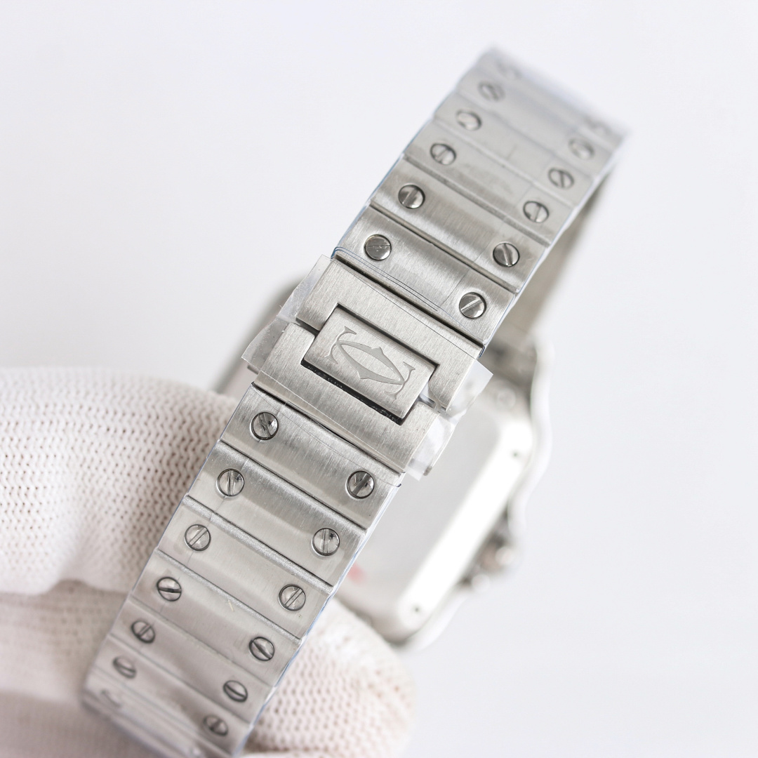 Cartier Santos de Cartier Blue Dial 4