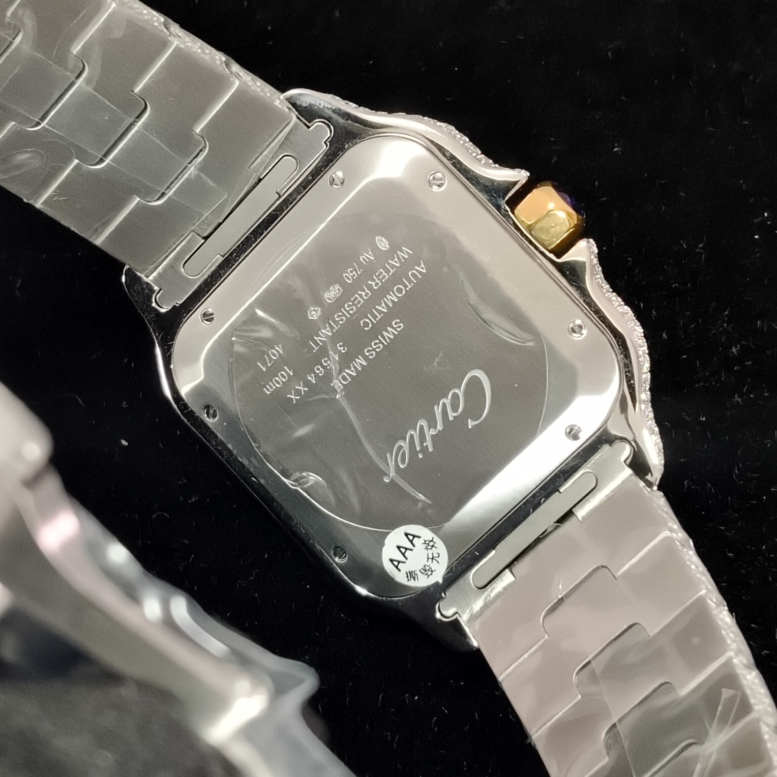 Cartier Santos de Cartier Moissanite Bracelet 4