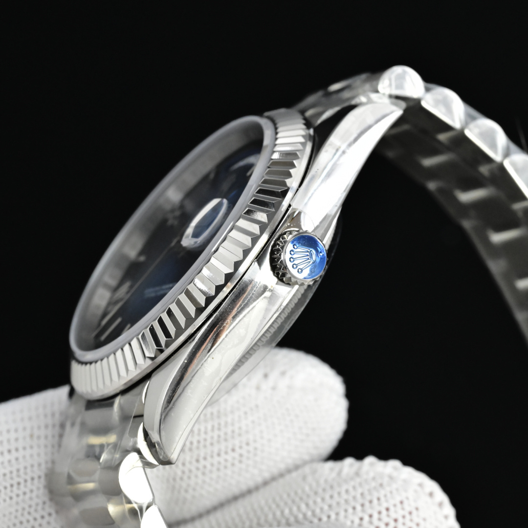 Day Date Blue Dial Roman  2