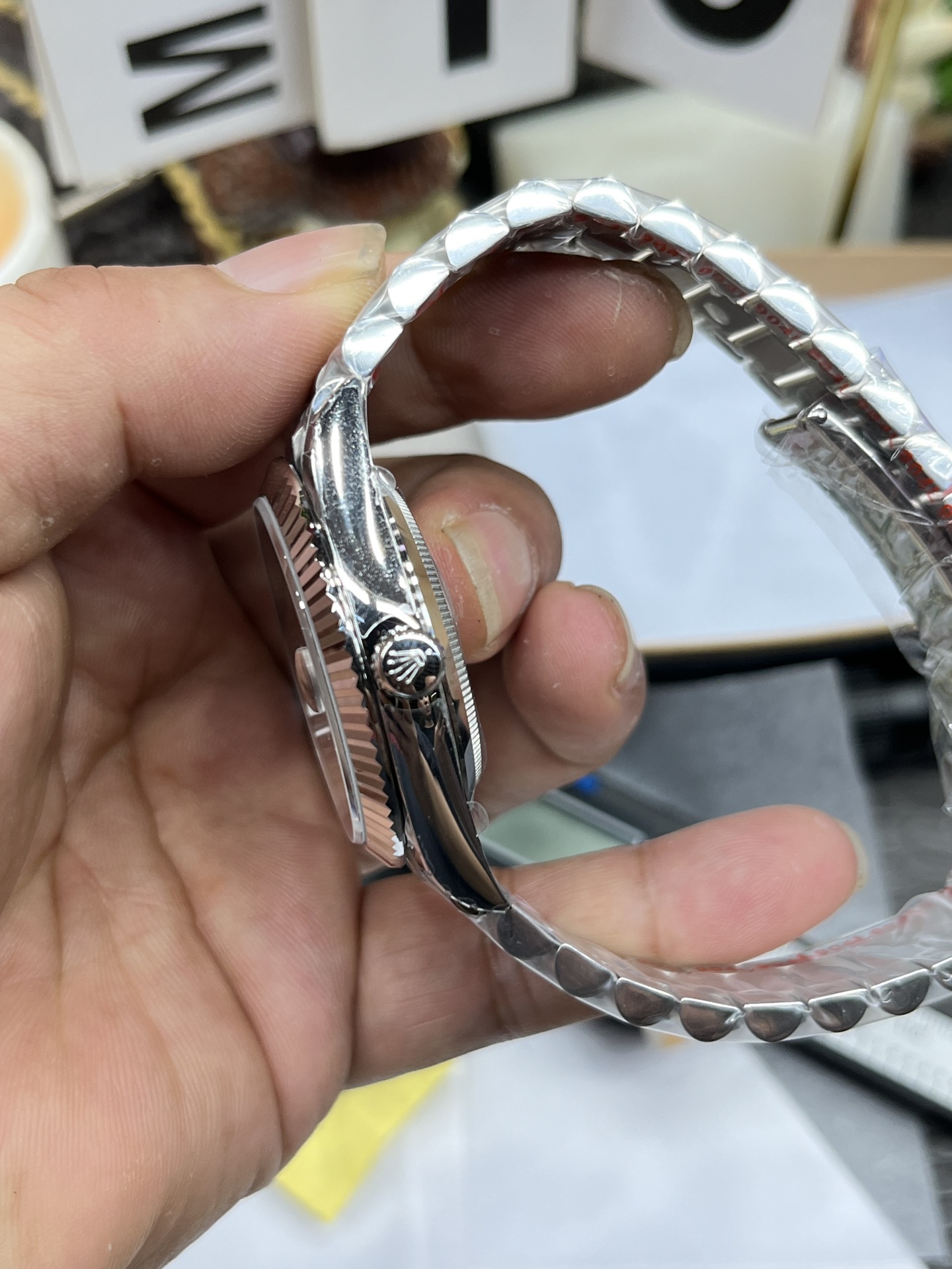 Day Date Green Dial Roman 5